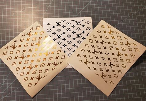 louis vuitton logo sticker|louis vuitton vinyl sheets.